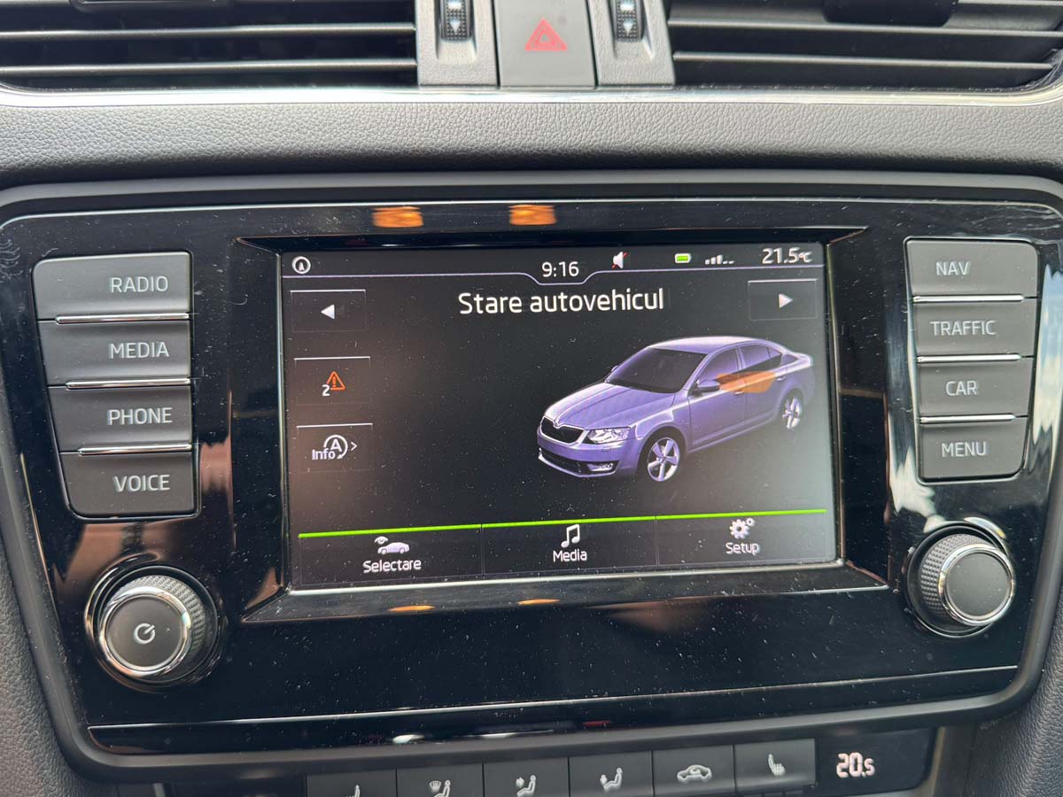 Sistem multimedia cu navigație Skoda Octavia
