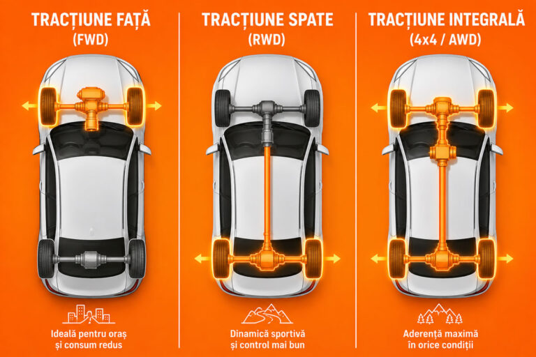 Ce tracțiune alegi la mașini rulate: față, spate sau 4x4